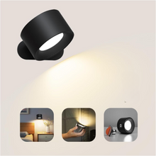 Ledsen™ RotatingLamp 1+1 GRATIS: Roterande Trådlös LED Vägg Lampa