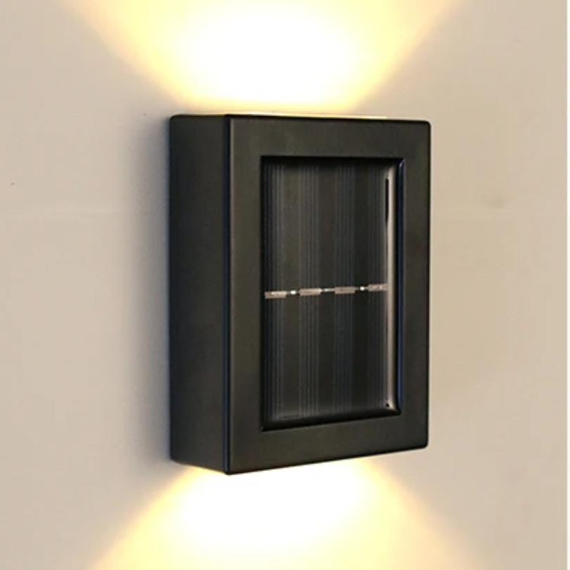 Ledsen™ Vägglampa: Sol Dubbel Skugga Vägg Ljus