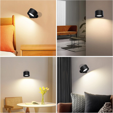 Ledsen™ RotatingLamp 1+1 GRATIS: Roterande Trådlös LED Vägg Lampa
