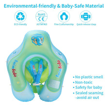 Kletshuts™ BabyFloat: Babypoolflotta Med Inbyggt Solskydd 