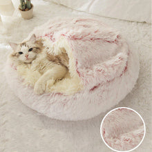 DogCatFri™ CozyCave - Premium Husdjur Plysch Säng Grotta 