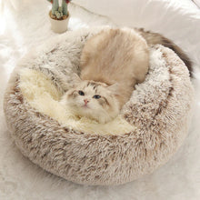DogCatFri™ CozyCave - Premium Husdjur Plysch Säng Grotta 