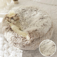 DogCatFri™ CozyCave - Premium Husdjur Plysch Säng Grotta 