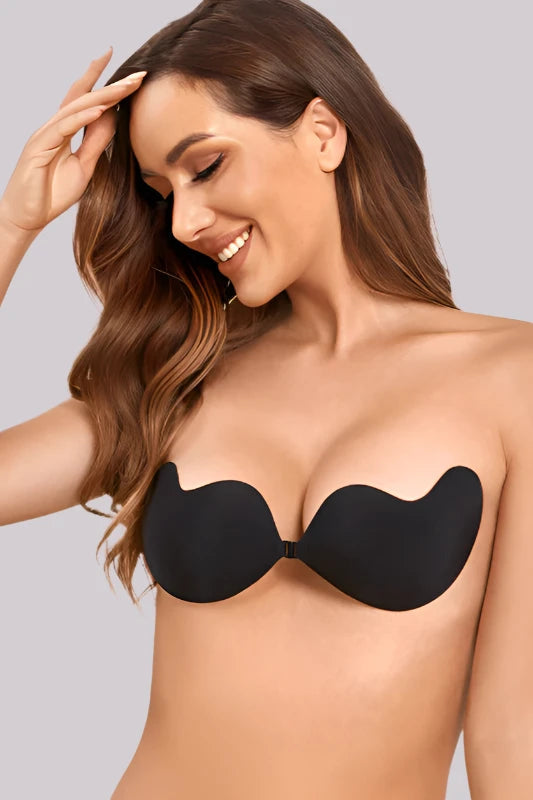 Olybra® Nadia - Axelbandslös push-up-bh med osynlig självhäftande bh