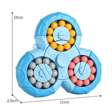 Kletshuts™ SensoryToy - 2 i 1 Rubiks Kub / Magisk Böna Gyro Fidget Spinner 