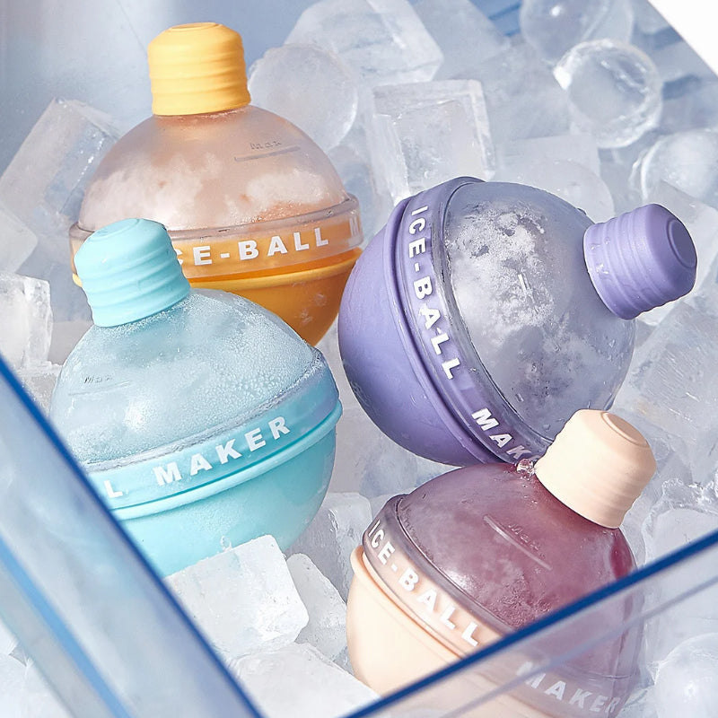 Kreativa iskuber (set med 4: gul-blå-rosa-lila) - Cool &amp; hälsosam - IJsberry™ 