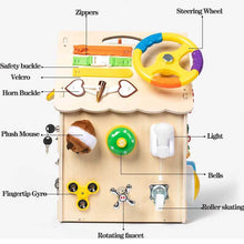 Kletshuts™ BusyHouse: Multifunktion Montessori Trä Uppptagen House