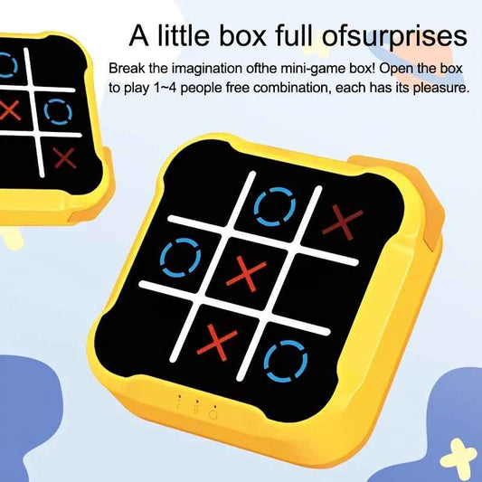 Kletshuts™ FunTicTacToe: Interaktivt Elektroniskt Tic-Tac-Toe Game For Alla Åldrar