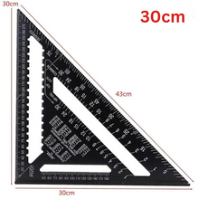 TriangleRuler - Aluminium Alloy Triangel Linjal För Träbearbetning