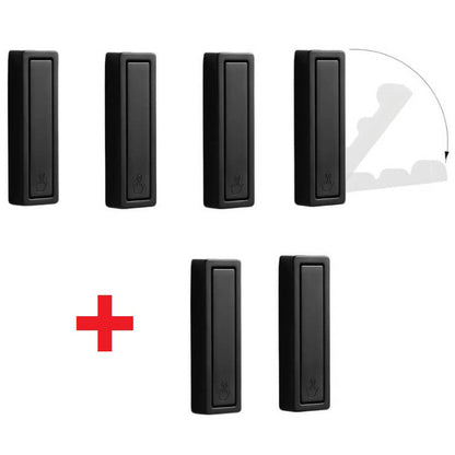 GlideHold® FoldingHooks: Rektangelformade Fällbara Rock- och Klädkrokar