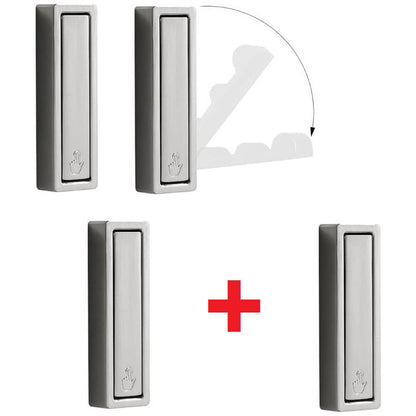 GlideHold® FoldingHooks: Rektangelformade Fällbara Rock- och Klädkrokar