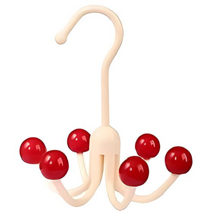 GlideHold® HangerHooks: 360° Vridbar 6 Klor Krokar Garderobs Organiserare Hängare