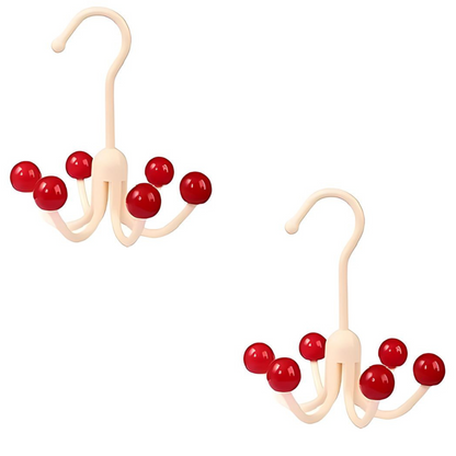 GlideHold® HangerHooks: 360° Vridbar 6 Klor Krokar Garderobs Organiserare Hängare