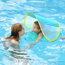 Kletshuts™ BabyFloat: Babypoolflotta Med Inbyggt Solskydd 