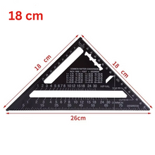 TriangleRuler - Aluminium Alloy Triangel Linjal För Träbearbetning