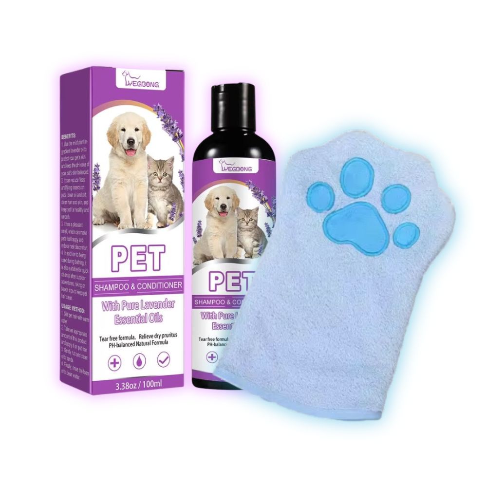 DogCatFri™ FreshPaws: Snabbt Torka Färsk Sällskapsdjur Tassar Rengöring Vård Uppsättning