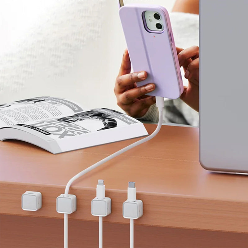 GlideHold® CordOrganizer - Magnetisk Sladdhållare och Organisatör