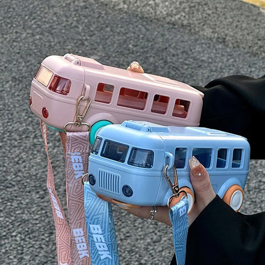 Kletshuts™ WaterBottle - Bärbar Vattenflaska i Bussform 