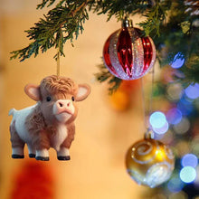 CowDecor - Tecknad Ko Jul Träd Dekoration 