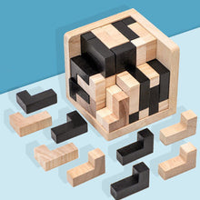 Kletshuts™ PuzzleCube: 3D Trä Rubics Pussel Cube