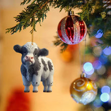 CowDecor - Tecknad Ko Jul Träd Dekoration 