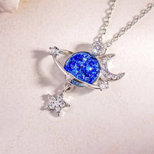 Jewelance™ MoonNecklace 1+1 GRATIS: Blå Planet Stjärna Måne Hänge Halsband