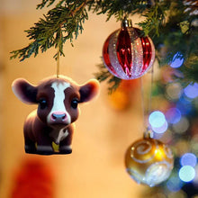 CowDecor - Tecknad Ko Jul Träd Dekoration 