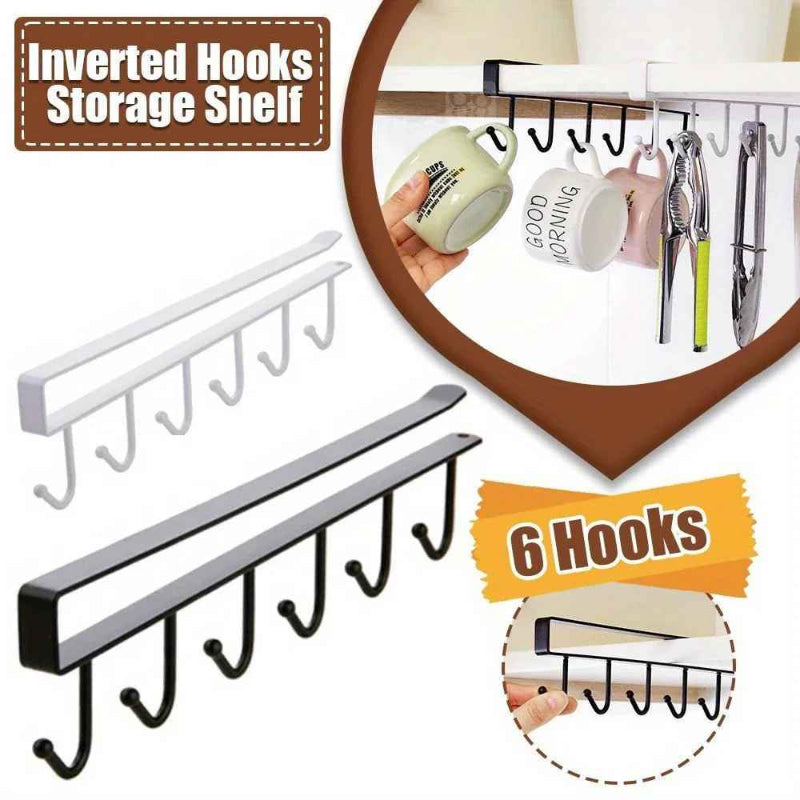 GlideHold® ShelfHooks 1+1 GRATIS: Hyllhängande Krokar För Kök Och Garderob