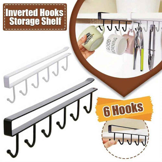 GlideHold® ShelfHooks 1+1 GRATIS: Hyllhängande Krokar För Kök Och Garderob