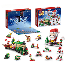 ChristmasBlocks: Jul Adventskalender Bygg Klossar Set 