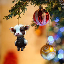 CowDecor - Tecknad Ko Jul Träd Dekoration 