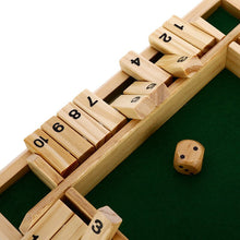 Kletshuts™ Woodys - Roligt Interaktivt Familje Shut The Box Brädspel