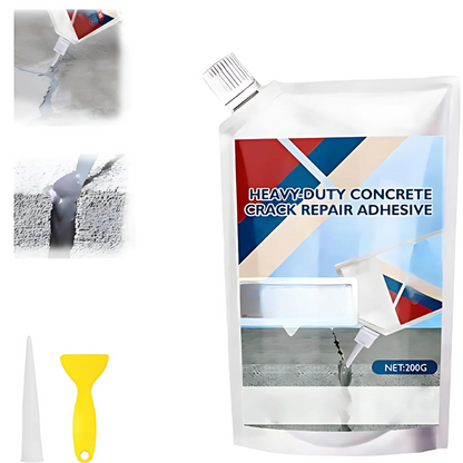 CrackFix 1+1 GRATIS - Tung Beläggning Betong Sprickreparation Lim