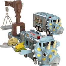 Kletshuts™ DinoTruck: Dinosaurie Lastbil Leksaksset Med Ljus Och Musik