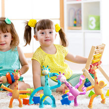Kletshuts™ StretchyGiraff: Teleskopisk Stretchy Giraff Leksak Med Sugkopp