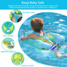 Kletshuts™ BabyFloat: Babypoolflotta Med Inbyggt Solskydd 