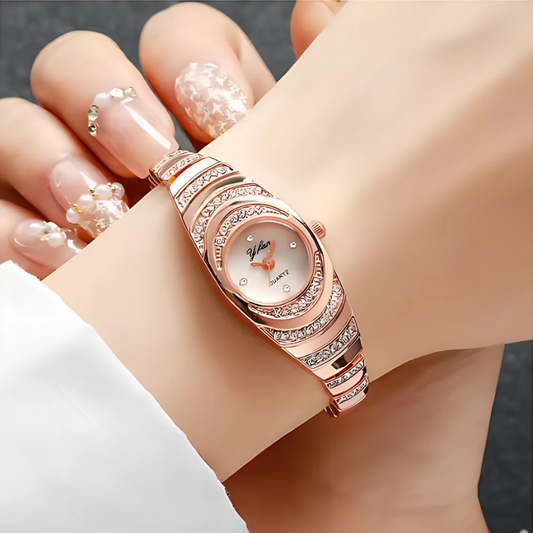 Jewelance™ ElegantWatch: Elegant Modern Kvinnors Klocka Med Presentask