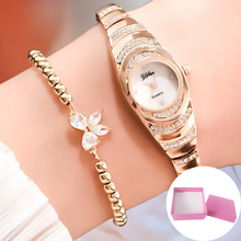Jewelance™ ElegantWatch: Elegant Modern Damklocka Med Presentask