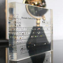Sorry™ PeriodicTable: Glas Periodiska tabellen Element med ljus