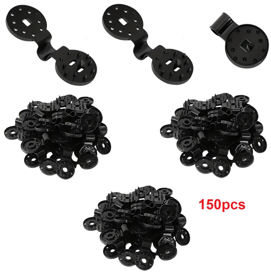 GlideHold® ShadeClips: Utomhustält Och Tygskugga Hållbara Klämmor