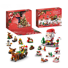 ChristmasBlocks: Jul Adventskalender Bygg Klossar Set 