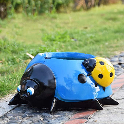 LadybugPot 1+1 GRATIS: Färgstark Nyckelpiga Blomma Kruka