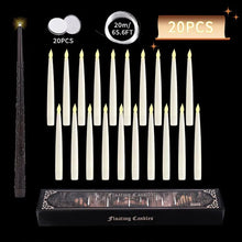 Ledsen™ FloatingCandles: Flytande LED-ljus med fjärrkontroll i form av en trollstav