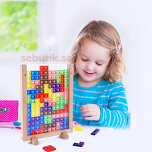 Kletshuts™ BrainyBlocks - 3D Tangram Träpussel &amp; Pedagogisk Brädspel 