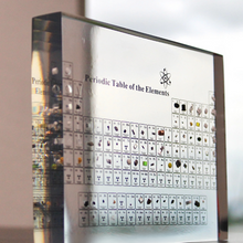Sorry™ PeriodicTable: Glas Periodiska tabellen Element med ljus