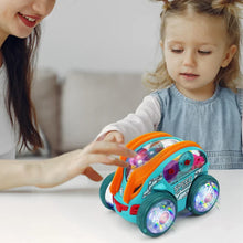 Kletshuts™ CarToy: Färgglad Ljus Musik Elektrisk Stunt Lastbil 360° Roterande Leksak Bil