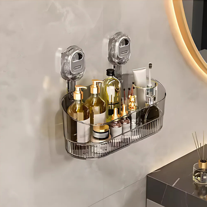 GlideHold® OrganizerRack: Organisatör Förvaringställ Med Vatten Avlopp Hål