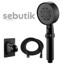 Borhe® PressureShower: 5 i 1 Högt Tryck Dusch Huvud 