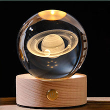 Ledsen™ CrystalBall - 3D-Solsystemets Kristallkula Med LED-Lampa 