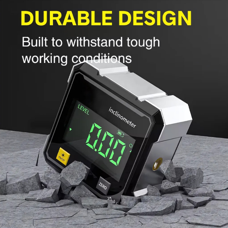 Globetrek° DigitalInclinometer: Digitalt Magnetiskt Sidor Laserlutningsmätare